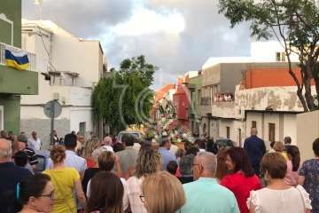 Misa y procesión, en el último día de las fiestas de La Medianía (Foto TA)